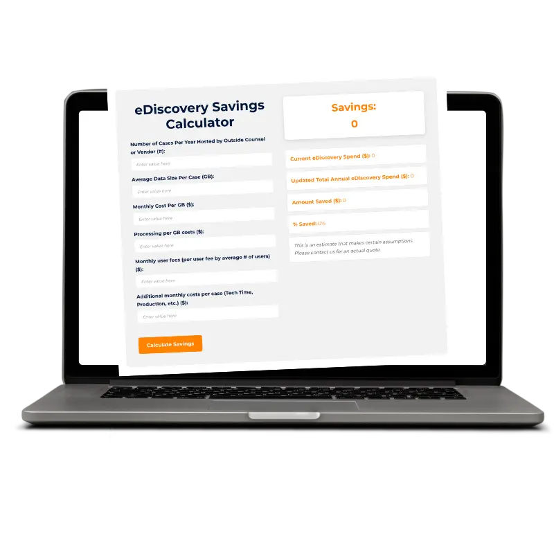 Calculator eDiscovery